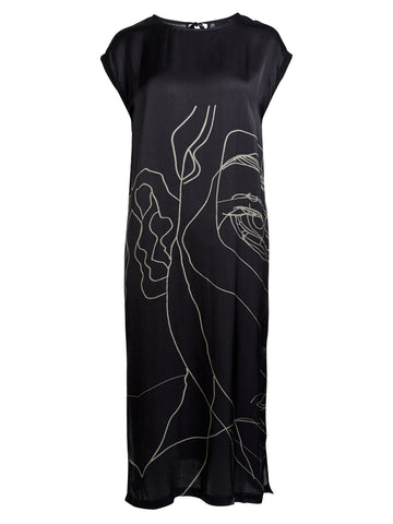 NÜ ABBI Kleid Kleider Schwarz mix