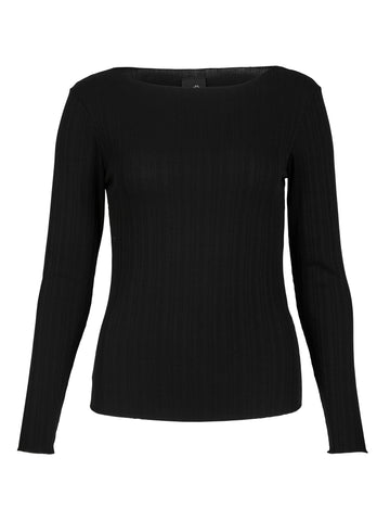 NÜ ABIHA T-Shirt Tops und T-shirts Schwarz
