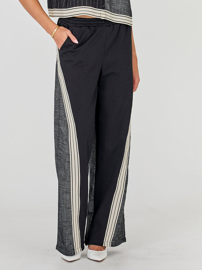 NÜ ABINA Hose Hosen Schwarz mix