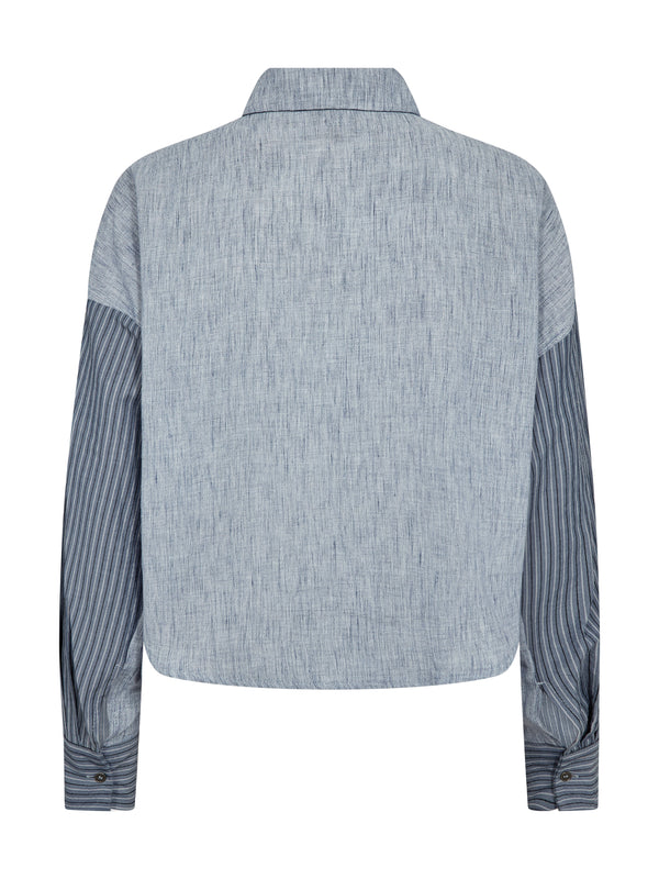 NÜ ABIRA Hemd Hemdblusen 402 Blue mix
