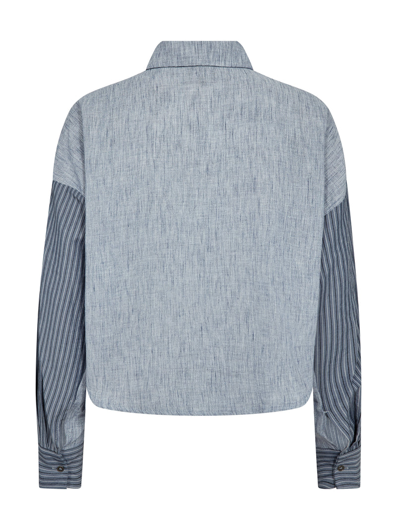 NÜ ABIRA Hemd Hemdblusen 402 Blue mix