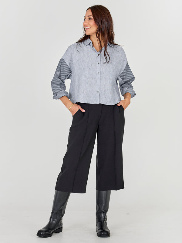 NÜ ABIRA Hemd Hemdblusen 402 Blue mix