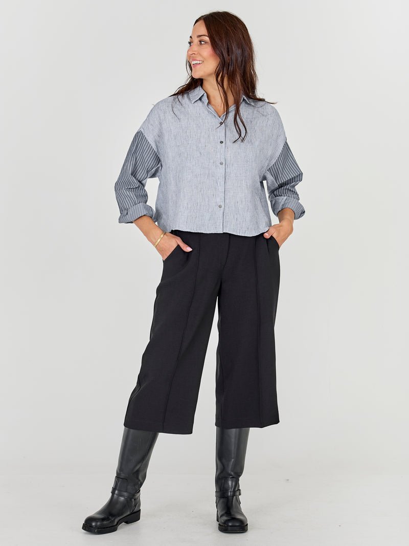 NÜ ABIRA Hemd Hemdblusen 402 Blue mix
