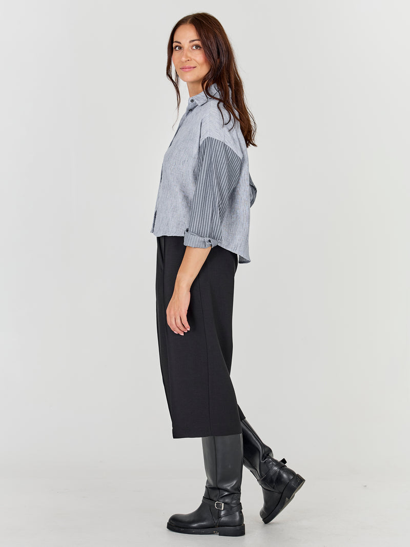 NÜ ABIRA Hemd Hemdblusen 402 Blue mix