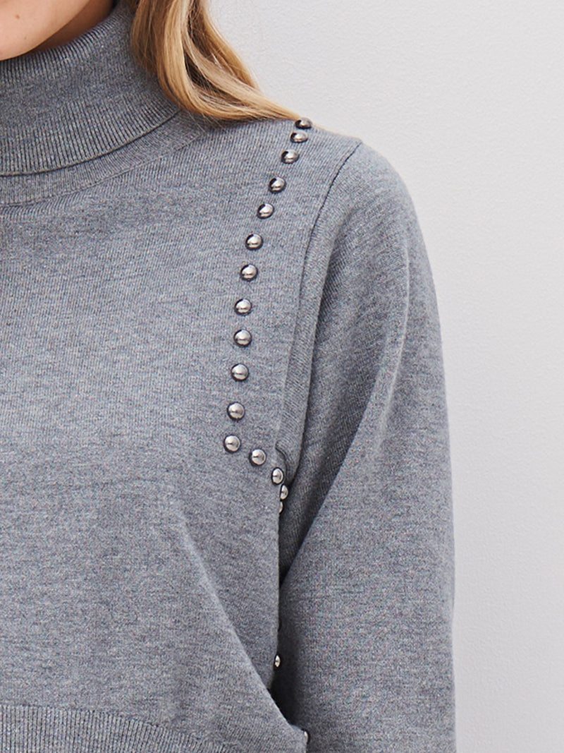 NÜ ADEA Strickbluse Blusen 901 Grey mix