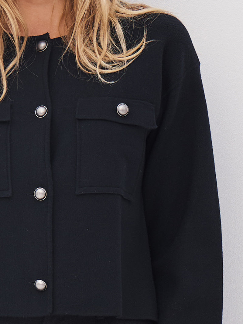 NÜ ADEA Strickjacke Jacken Schwarz