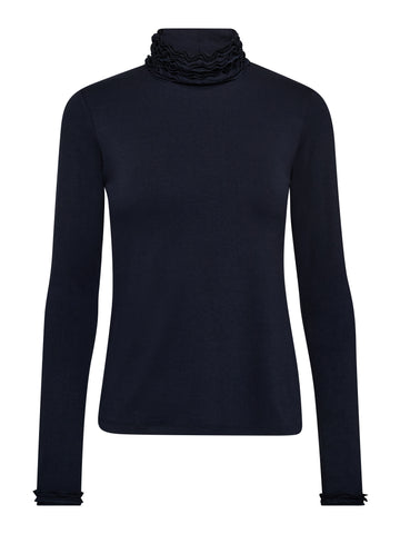 NÜ ADELE Rollkragen T-Shirt Tops und T-shirts 480 Midnight Blue