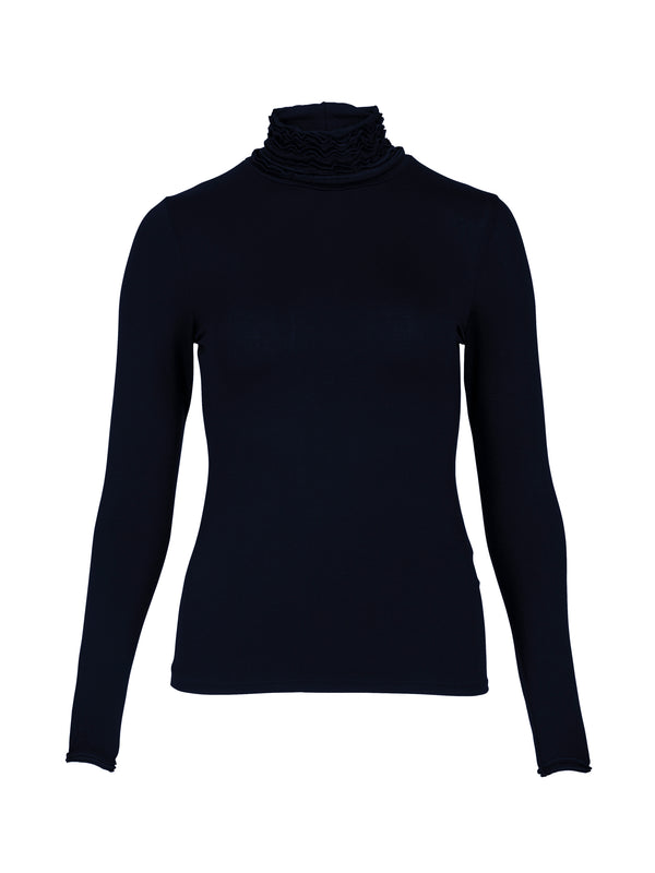NÜ ADELE Rollkragen T-Shirt Tops und T-shirts 480 Midnight Blue