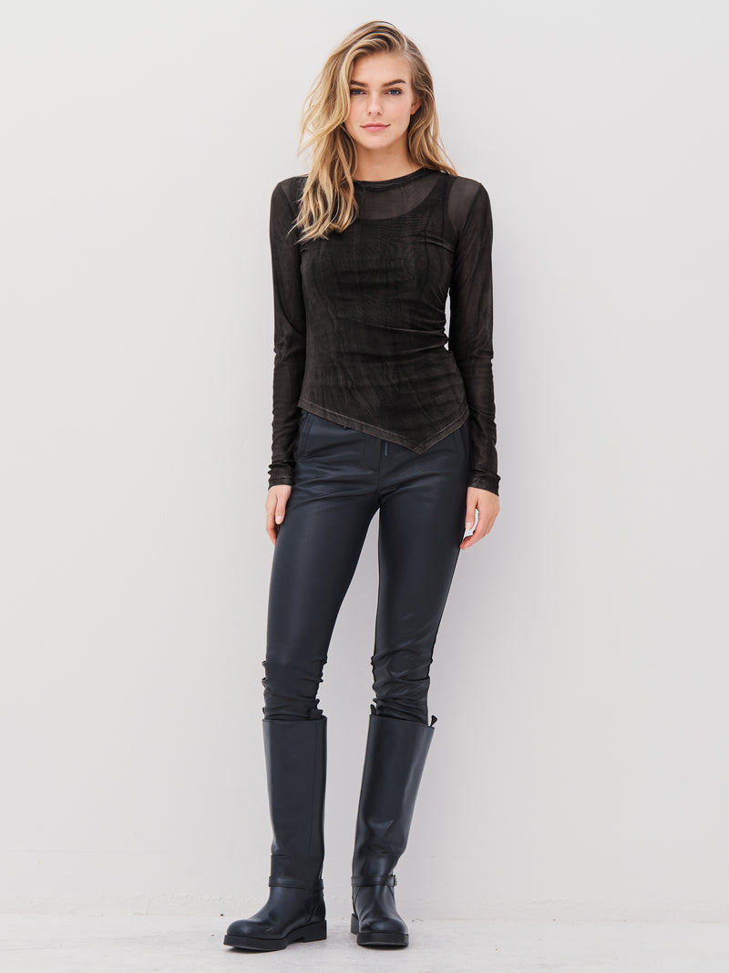 NÜ AGNA Bluse Blusen 000 Solid black