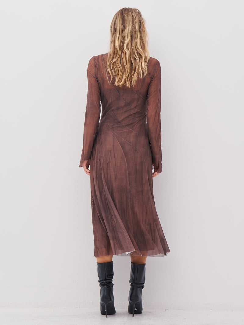 NÜ AGNA Kleid Kleider 289 Brown Mix