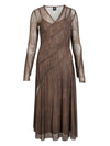 NÜ AGNA Kleid Kleider 289 Brown Mix