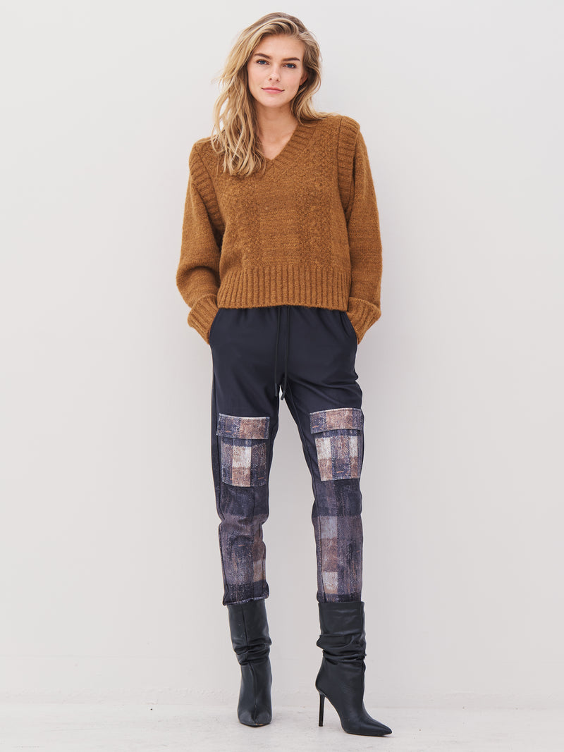 NÜ AGNES Strickbluse Blusen 220 Camel