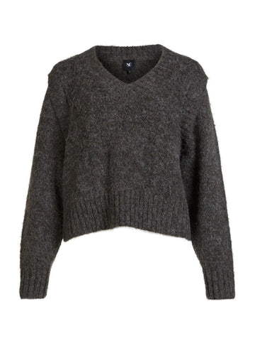 NÜ AGNES Strickbluse Blusen 289 Brown