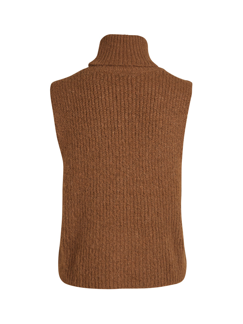 NÜ AGNES Strickweste Weste 220 Camel