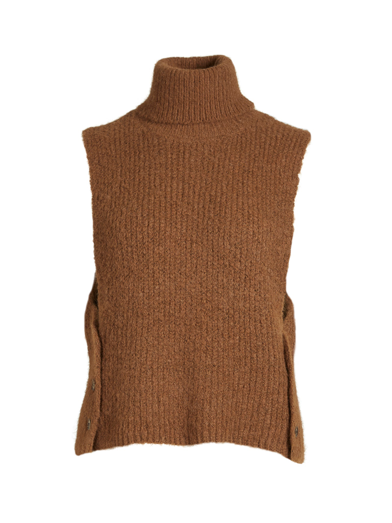 NÜ AGNES Strickweste Weste 220 Camel