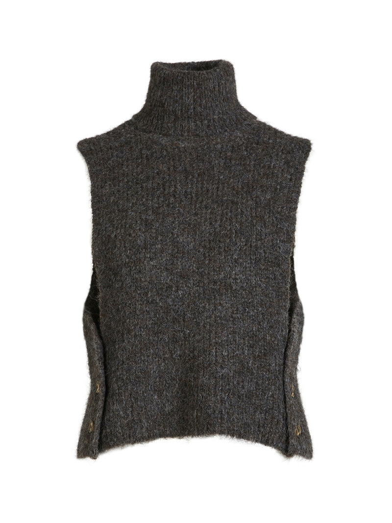 NÜ AGNES Strickweste Weste 289 Brown