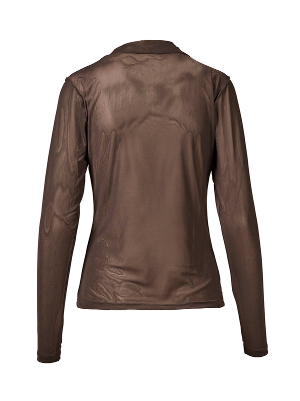 NÜ AGNETA blouse Tops und T-shirts 289 Brown Mix