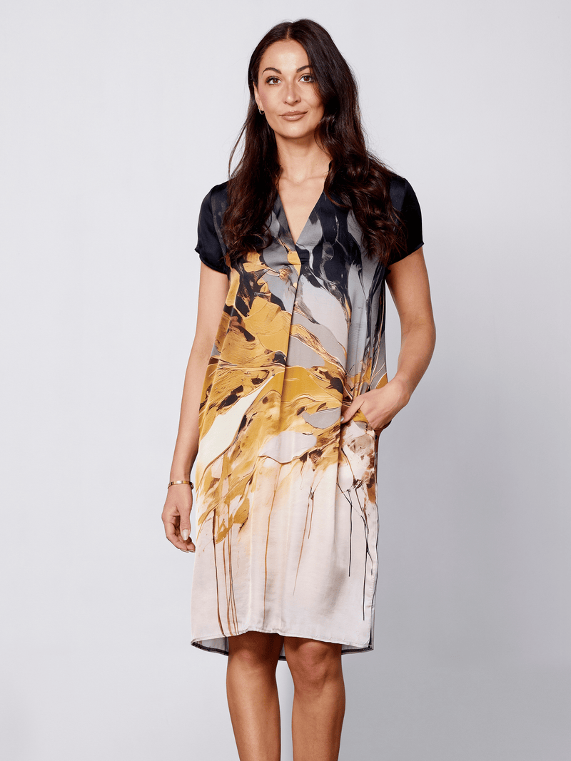 NÜ AIA Kleid Kleider 520 Yellow mix