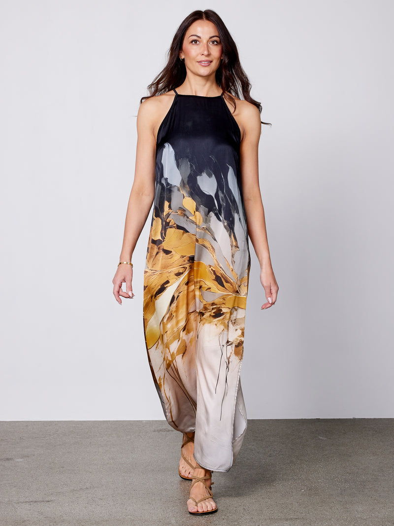 NÜ AIA Trägerkleid Kleider 520 Yellow mix