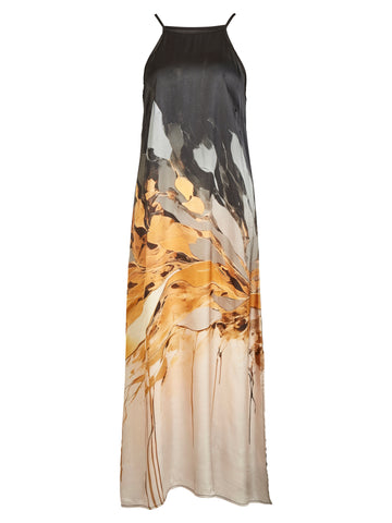 NÜ AIA Trägerkleid Kleider 520 Yellow mix