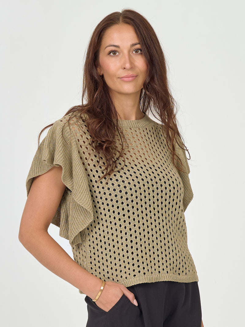 NÜ AIDA Strickbluse Blusen 393 Army