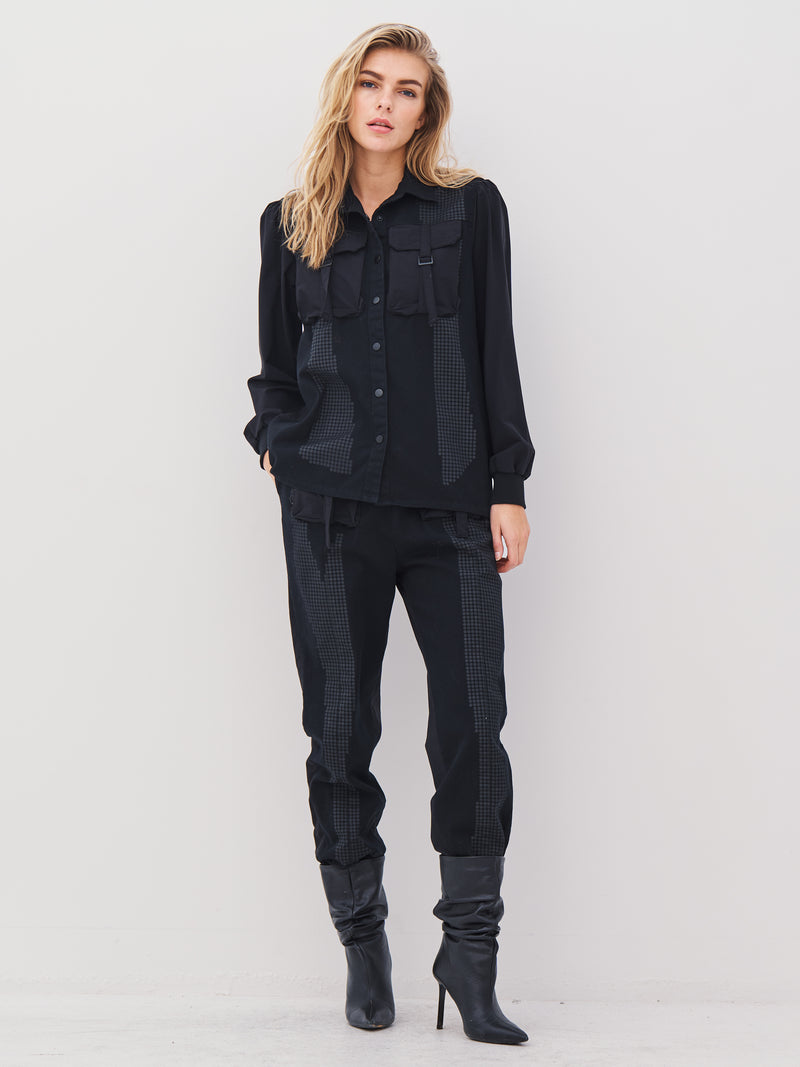 NÜ AJO Hose Hosen Schwarz