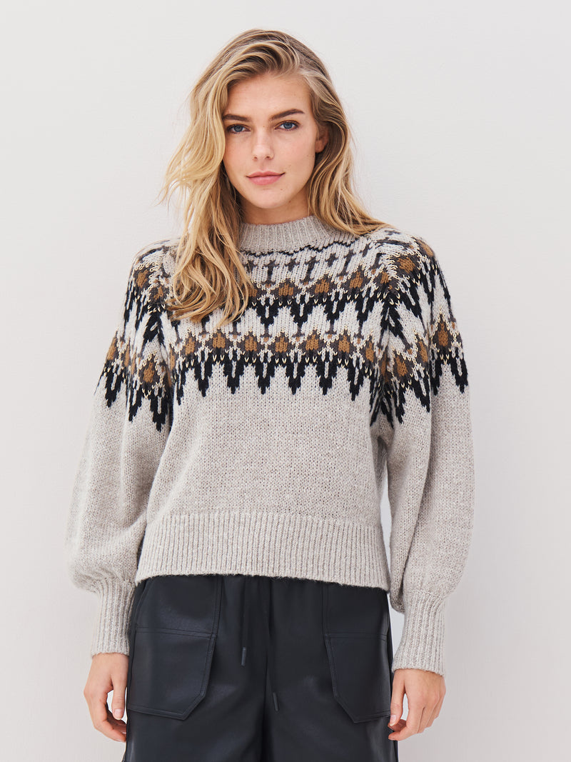 NÜ ALENA Strickbluse Blusen 112 Bone mix