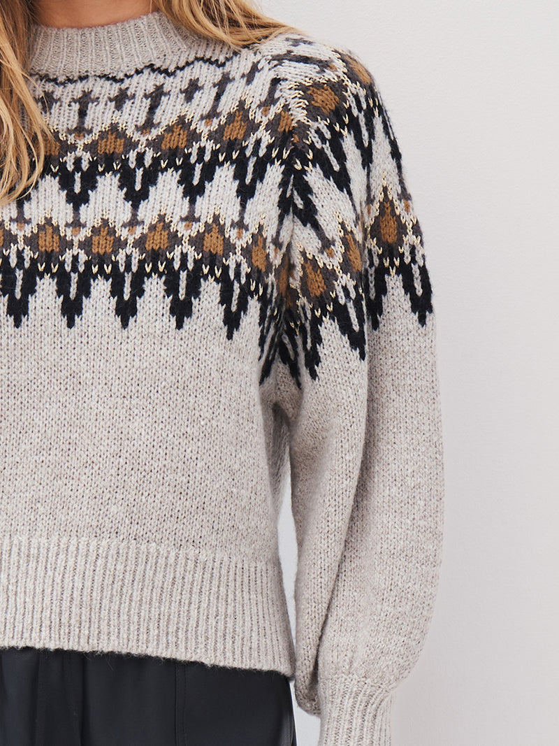 NÜ ALENA Strickbluse Blusen 112 Bone mix