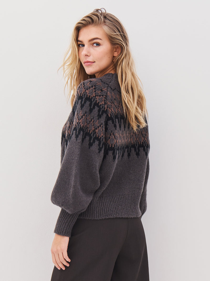 NÜ ALENA Strickbluse Blusen 901 Grey mix