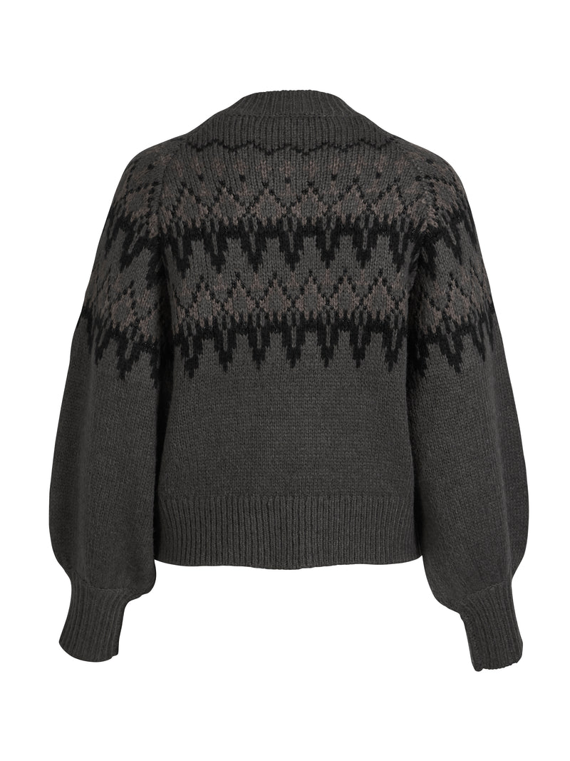 NÜ ALENA Strickbluse Blusen 901 Grey mix