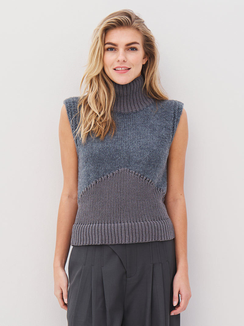 NÜ ALEXA Stricktop Tops und T-shirts 901 Grey