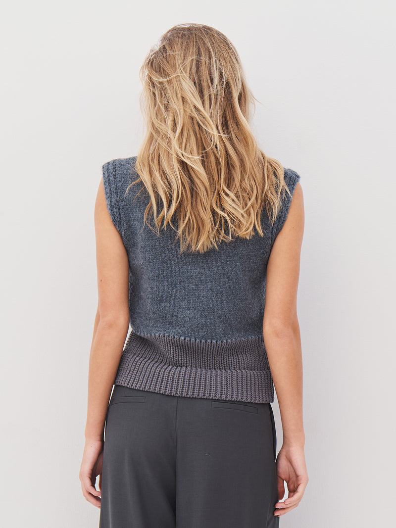 NÜ ALEXA Stricktop Tops und T-shirts 901 Grey