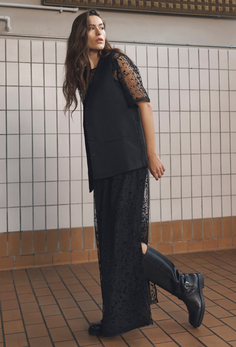 NÜ ALFI Oberteil Tops und T-shirts Schwarz
