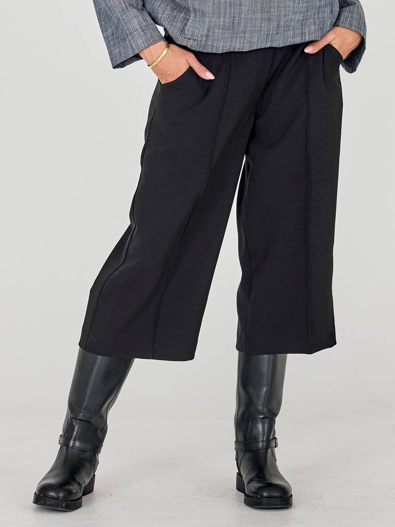 NÜ ALINA Culotte Hose Trousers Schwarz