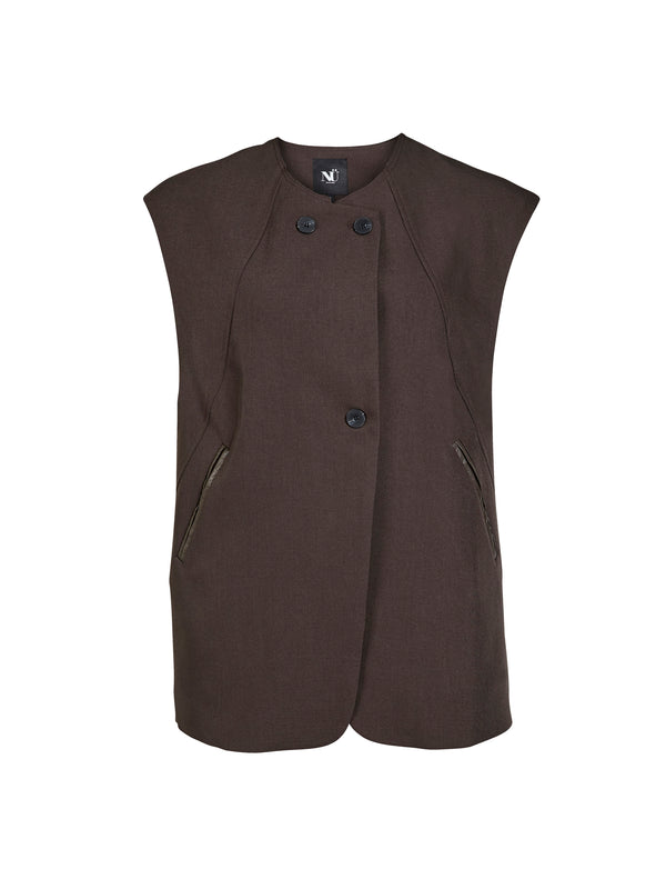 NÜ AMALIE Weste Weste 289 Brown