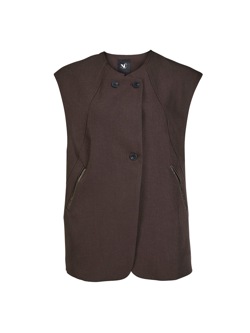 NÜ AMALIE Weste Weste 289 Brown