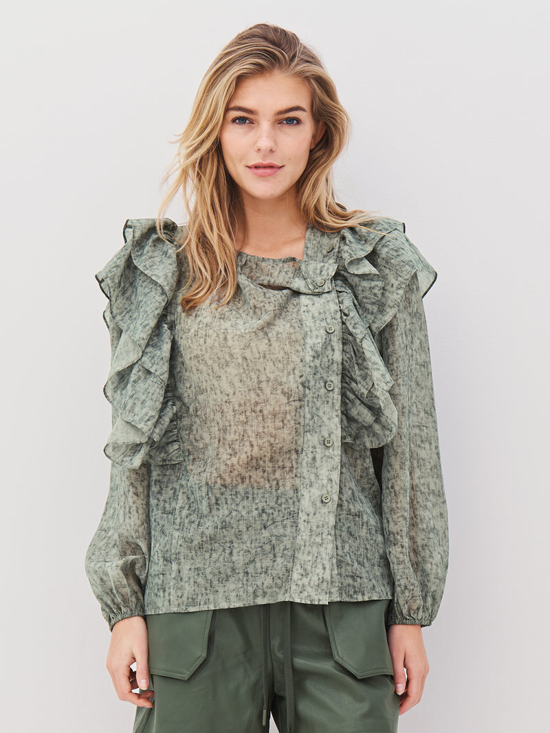 NÜ AMELI Hemd Hemdblusen 393 Army Mix