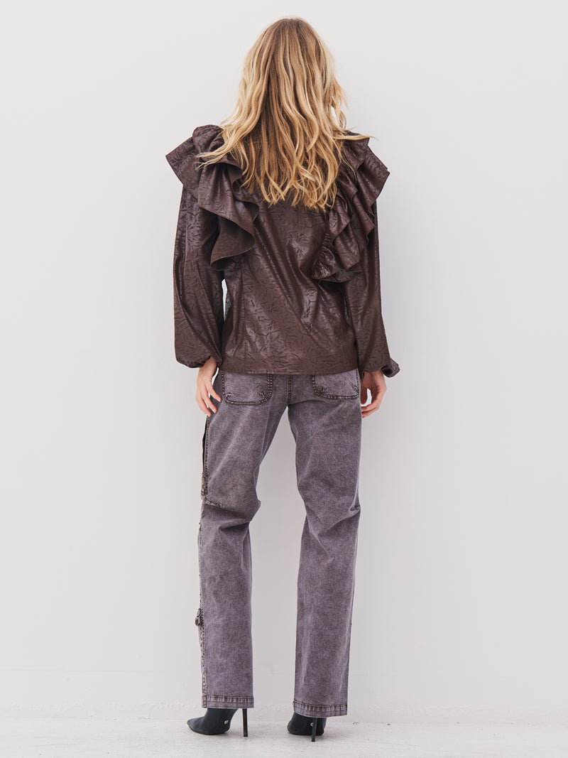 NÜ AMY Hose Hosen 289 Brown Mix