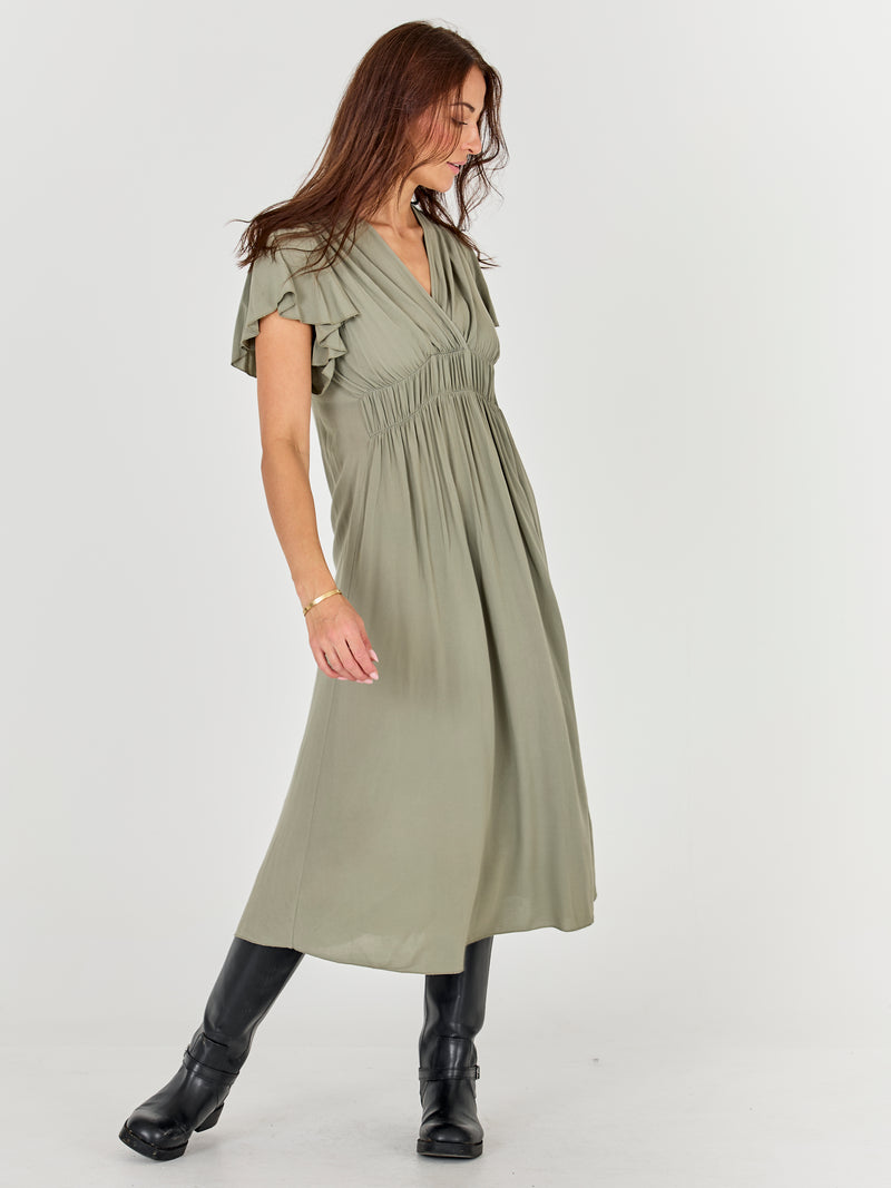 NÜ ANA Kleid Kleider 343 Dust army