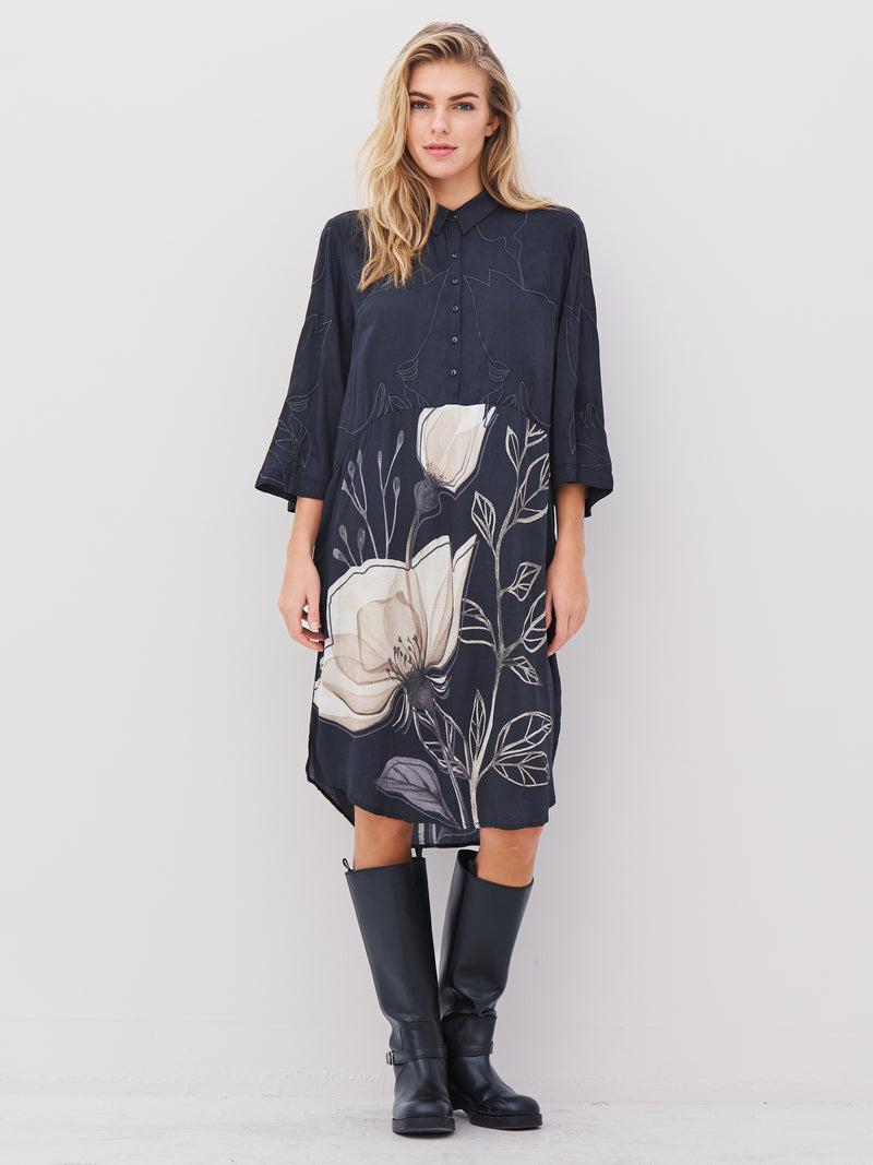 NÜ ANDY Kleid Kleider Schwarz mix