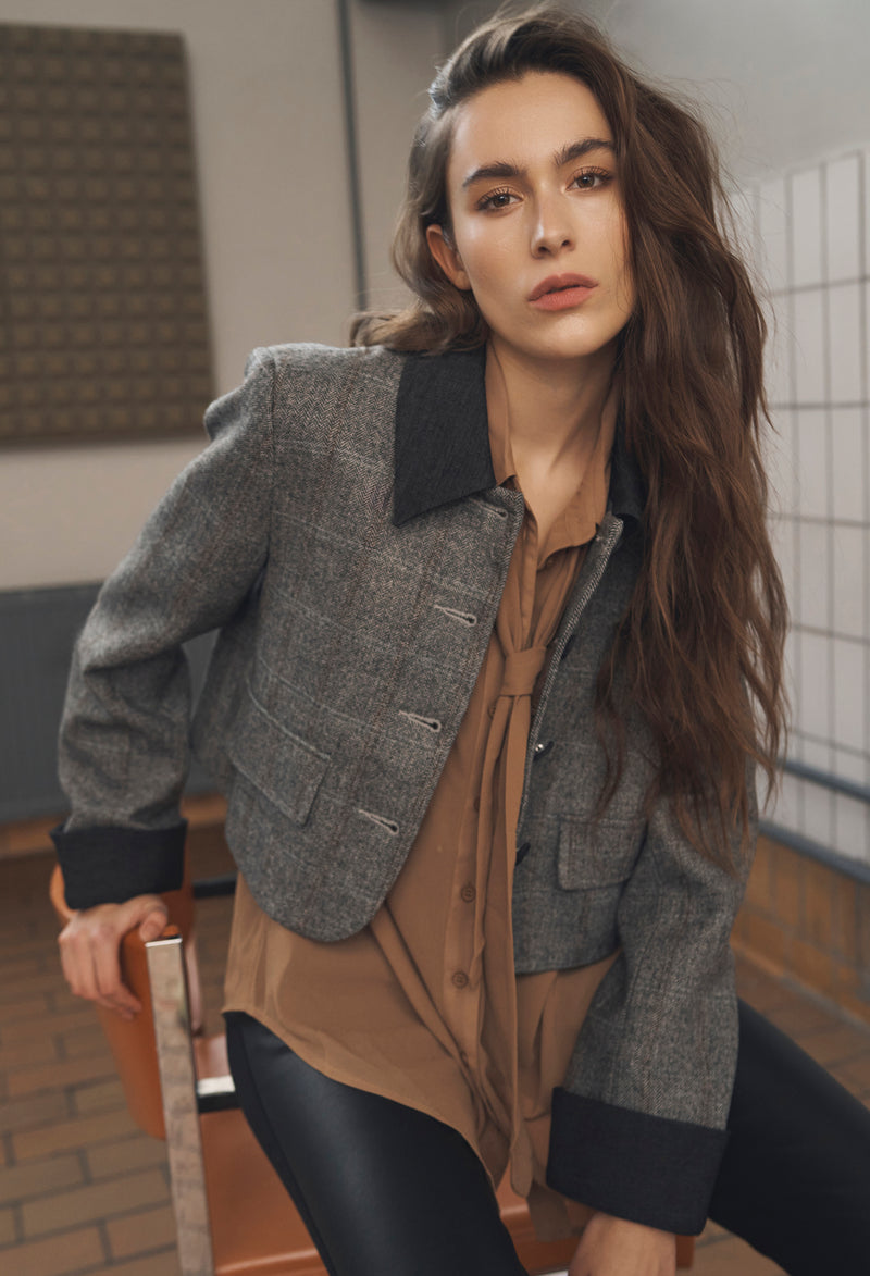 NÜ ANGELA Jacke Jacken 901 Grey mix