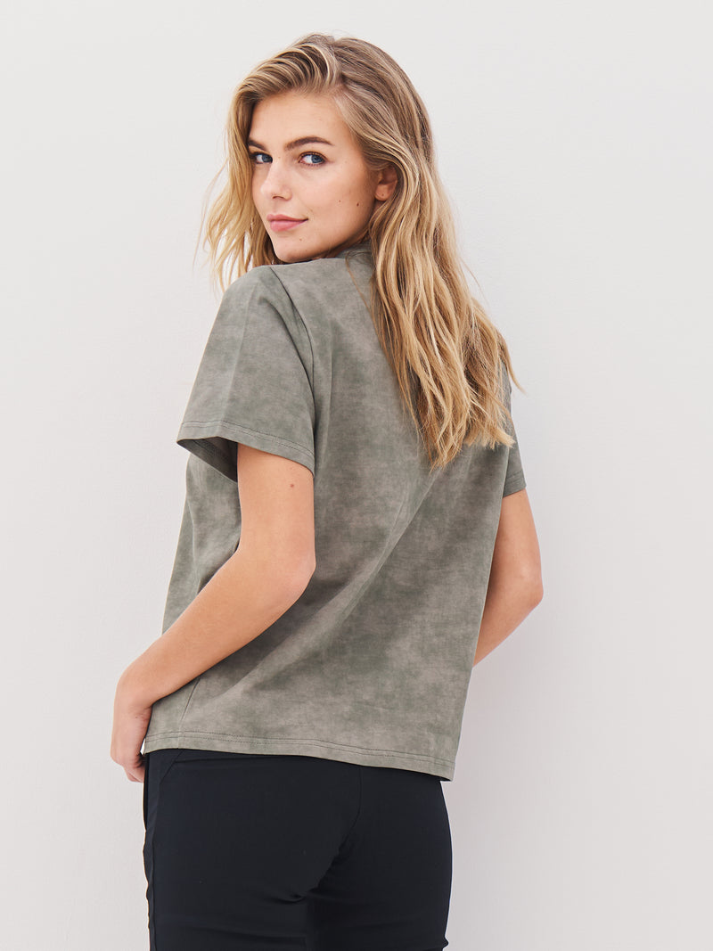 NÜ ANIKI T-Shirt Tops und T-shirts 393 Army Mix