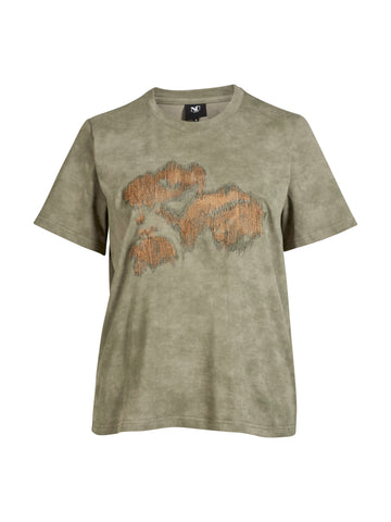 NÜ ANIKI T-Shirt Tops und T-shirts 393 Army Mix
