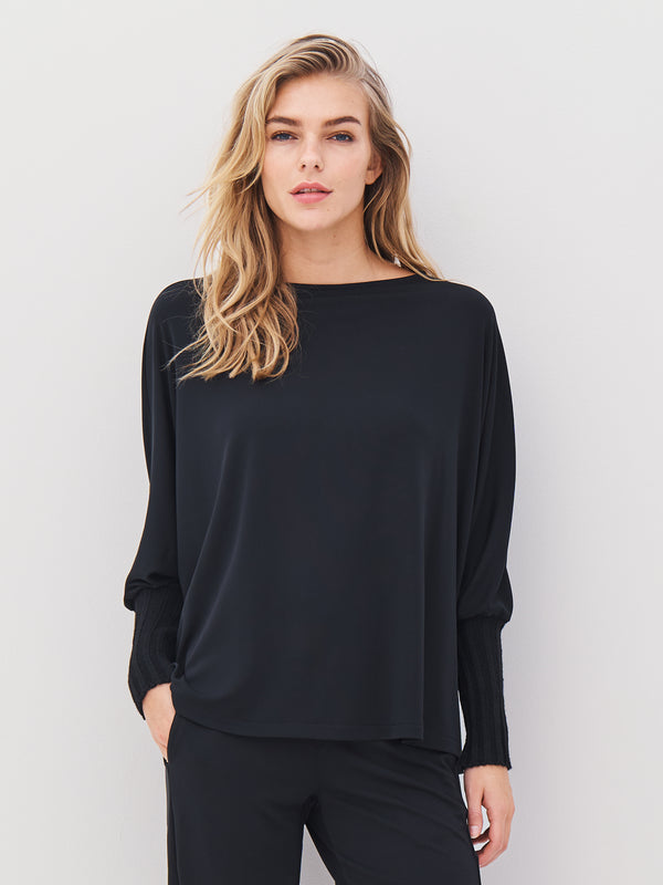 NÜ ANITA Bluse Blusen Schwarz