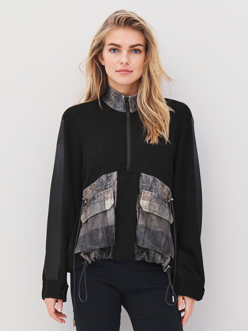NÜ ANNA Jacke Jacken Schwarz mix