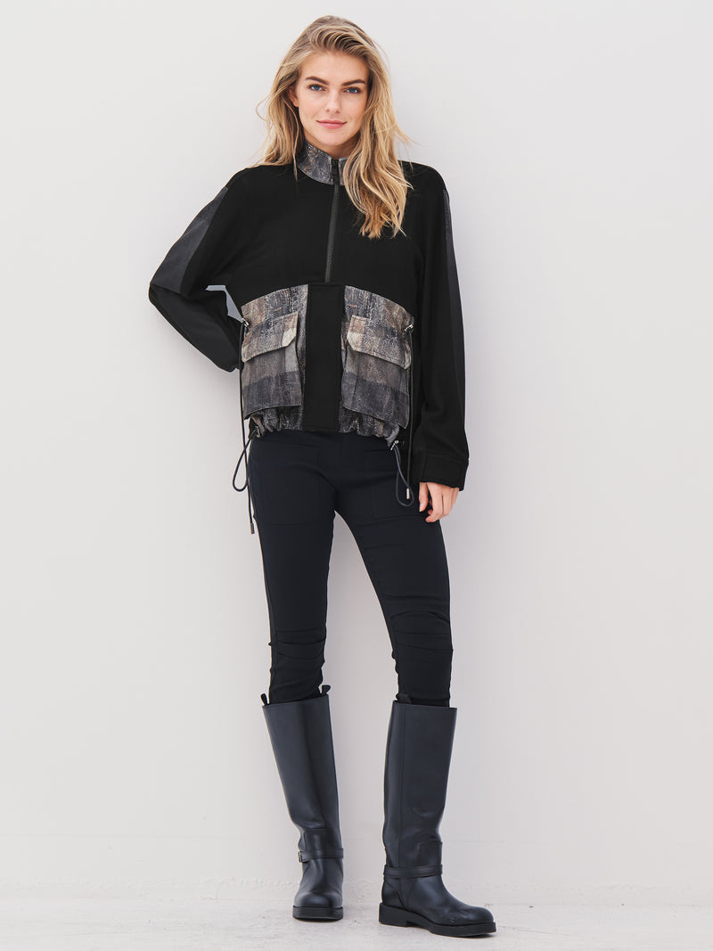 NÜ ANNA Jacke Jacken Schwarz mix