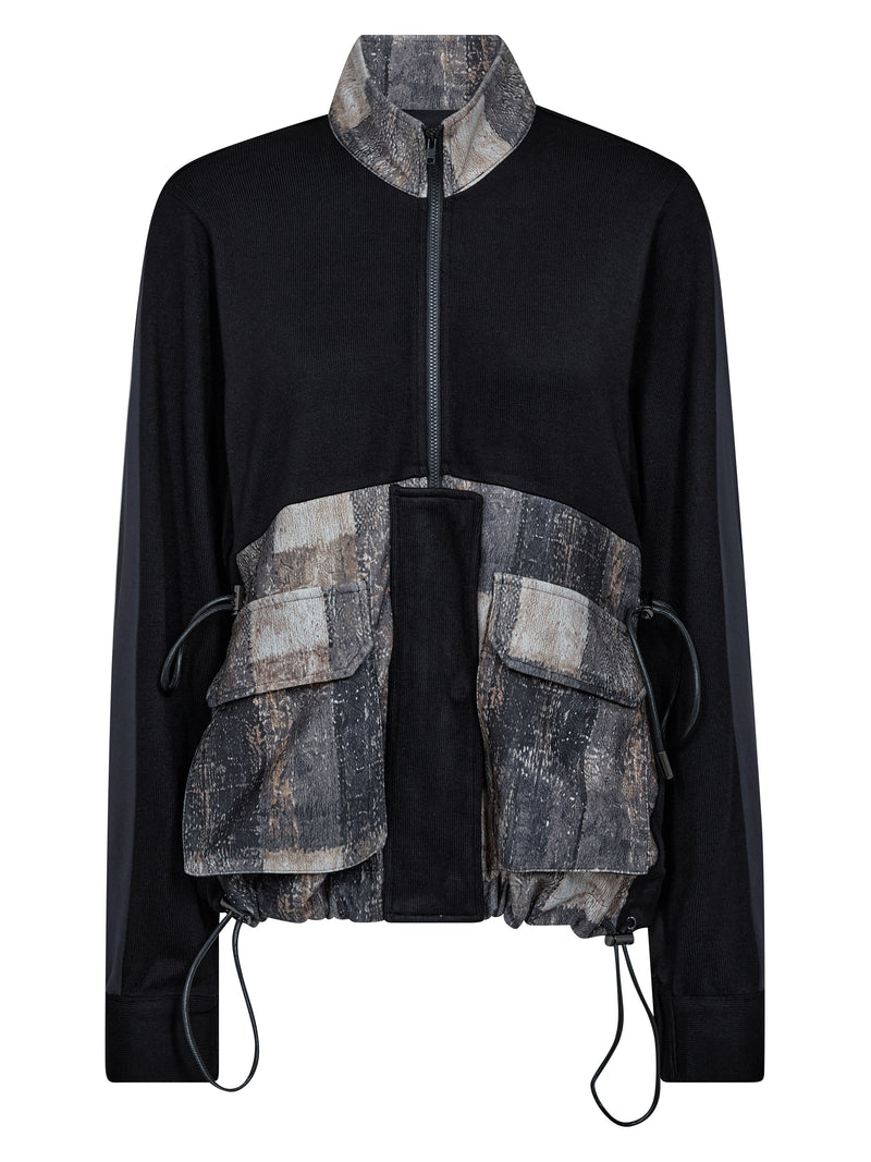 NÜ ANNA Jacke Jacken Schwarz mix
