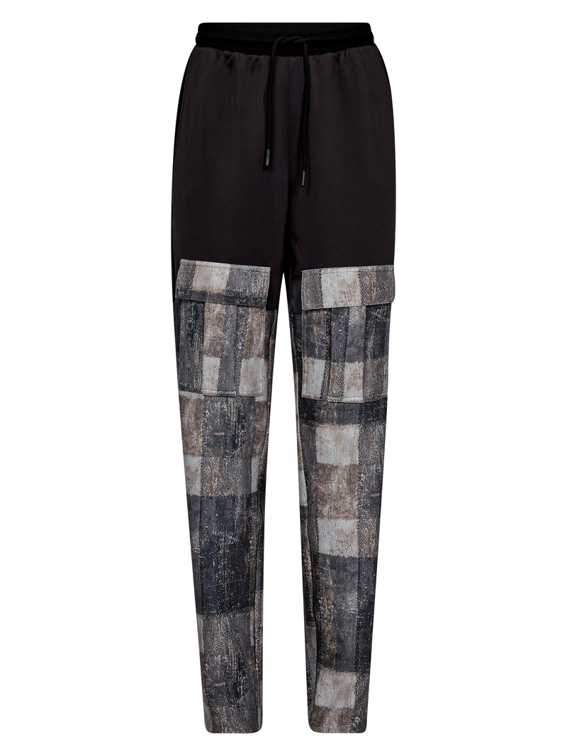 NÜ ANNA trousers Hosen Schwarz mix