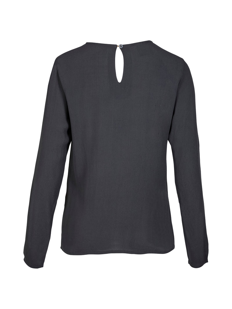 NÜ ANNI Wickelbluse Blusen 385 Dark Green