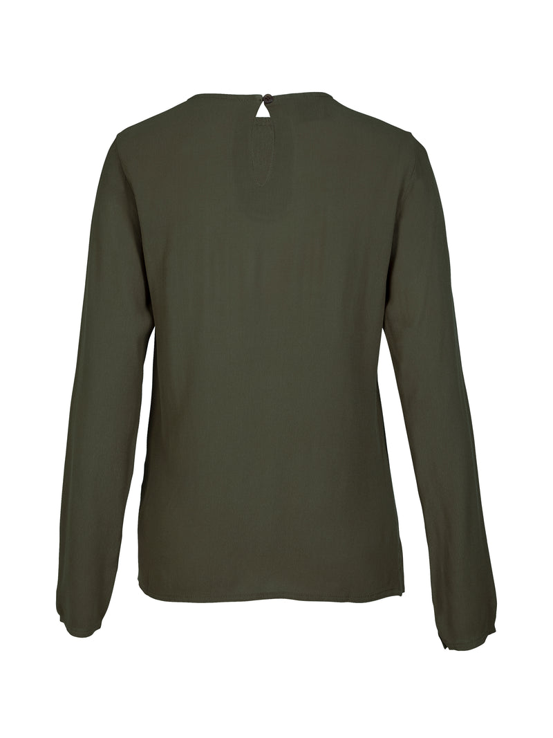 NÜ ANNI Wickelbluse Blusen 901 Grey